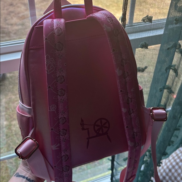 Loungefly Pink Princess Backpack - Picture 4 of 5